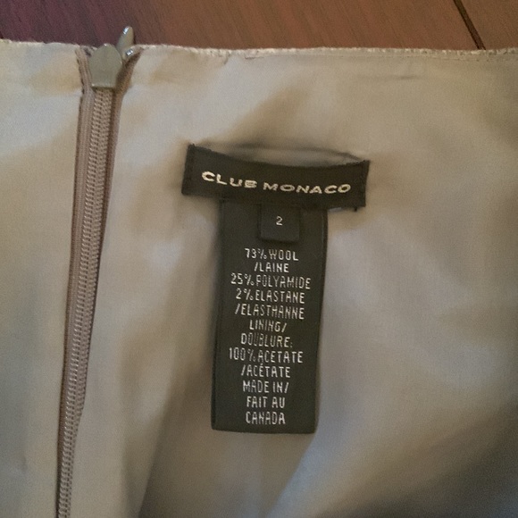 Gray wool skirt from Club Monaco - Picture 2 of 3